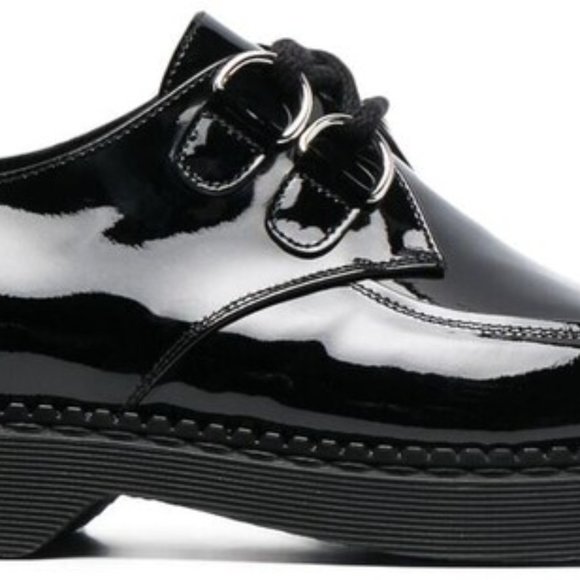 Yves Saint Laurent YSL Teddy 10 Lace Up Shoes Black EU 39.5 US 6.5 main image 4